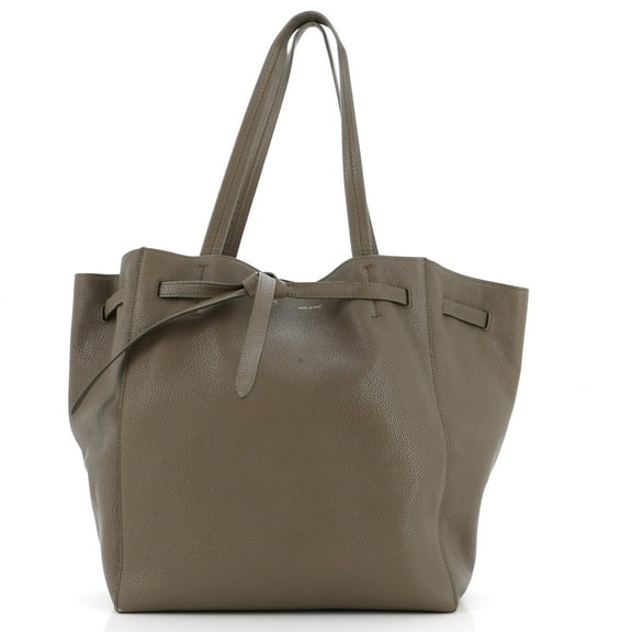 Pre-Owned CELINE Phantom Tie Cabas Tote Leather Small By Rebag
