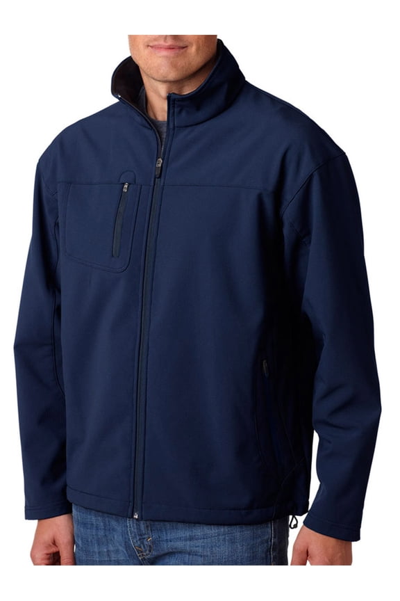 8280 Adult Soft Shell Jacket -Navy-Small