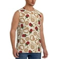 thumbnail image 2 of Fotbe Men's Valentine'S Day Rose Print Men's Sleeveless Muscle Tank Tops Casual T-Shirts for Gym Workout Beach-XX-Large, 2 of 8