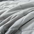 thumbnail image 5 of Honeycomb Down Alternative Blanket - Neutral Gray/Bright White - Full/Queen, 5 of 8