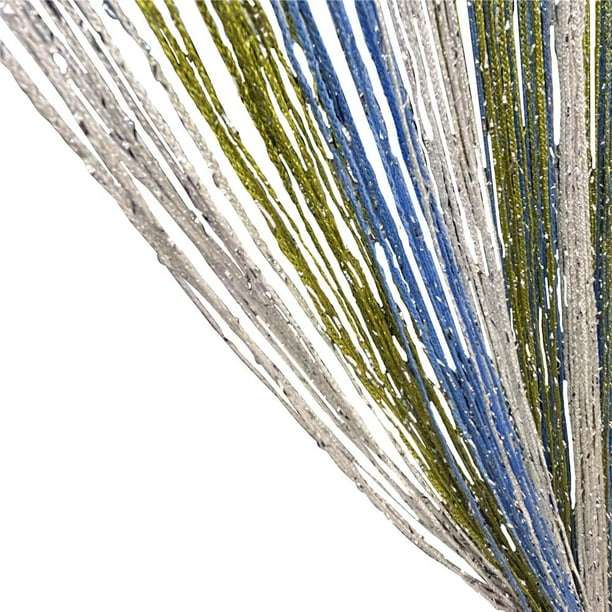 Panel decorativo de cortina de hilos de 100x200 cm