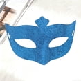 thumbnail image 2 of Xfvqtps Masquerade Mask for Men Half Face Holiday Parties and Carnival Mask for Masquerade Balls and Themed Party Sky Blue, 2 of 6