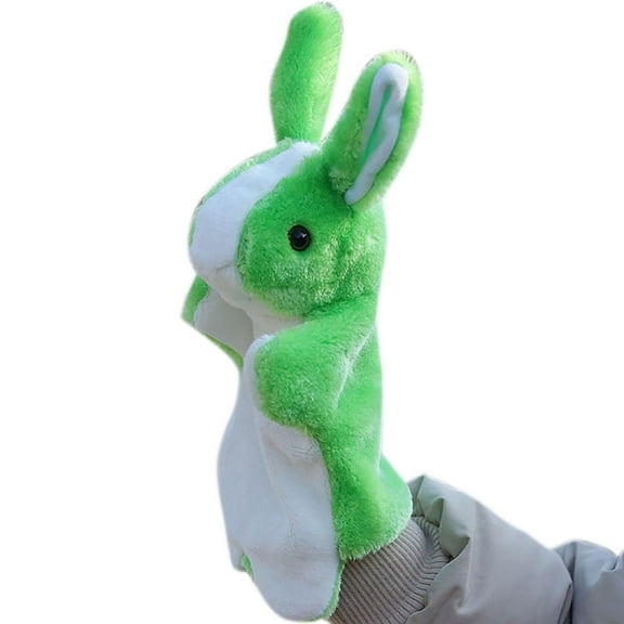 Apmemiss Toddler Toys Clearance Cute Doll Kids Glove Hand Puppet Rabbit Plush Bunny Finger Toys Sales Today Clearance Prime