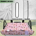 thumbnail image 6 of Yuyamidu Golf Sports Golf Cart Seat Covers with Pockets Pink Golf Cart Seat Towel Blanket Fits for Club Car More 2 Person Seats Golf Carts, 6 of 7