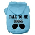 thumbnail image 3 of Pet Dog  Cat Hoodie Screen Printed, "Talk To Me Goose", 3 of 9