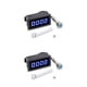 thumbnail image 1 of Sidaley Tacómetro Digital de plástico para automóvil, portátil, DC8-24V, preciso, cuatro dígitos, 10-9999rpm, dispositivo de medición de, 1 of 6