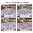 thumbnail image 7 of ODIKA 5'x7' Washable Area Rug Pink Galaxy Whimsical Mermaid Scales Iridescent Lilac Accents, Kawaii Clouds for Small Living Room, Bedroom, Easy Care, Non-Shedding, Pet Friendly, 7 of 7