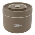 thumbnail image 2 of Bento Box, 550ml Stainless Steel Insulated Lunch Box Stackable Lunch Container Portable 2 Tier Round Bento Lunch Box Leakproof Thermal Food Container For Adult, 2 of 8
