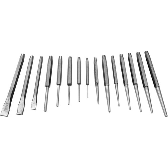 16 Piece Steel Punch and Chisel Set