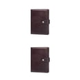 thumbnail image 3 of Cartera plegable de cuero Sonducket con cierre de cremallera para hombre y mujer, 3 of 6