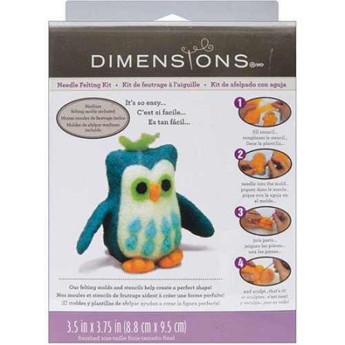 Dimensions Needlecrafts Needle Felted Character Kit, Owl