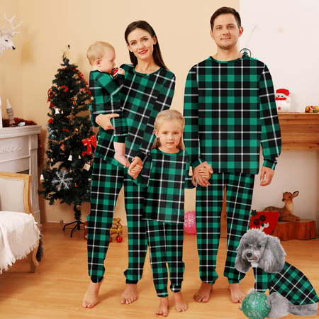 

Holiday Christmas Pajamas Family Matching Pjs Set Xmas Jammies for Couples Youth