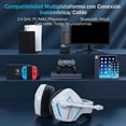 thumbnail image 3 of Auriculares Gamer Inalámbricos Bluetooth Binnune Bw01 con Micrófono Con Reducción De Ruido blancos, 3 of 8