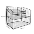thumbnail image 2 of TABLZONE Metal Desk Organizer with Phone Station and Document Tray for Clutter Free Office Desk, 2 of 5