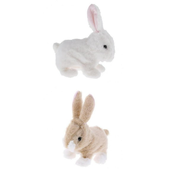 2pcs Animal de peluche suave camina con las flexibles de peluche de juguete para niñas