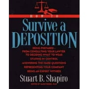 Pre-Owned How to Survive a Deposition (Paperback) 0471002127 9780471002123