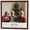 Dark Wood, variant on 26x26 Frame Silver Real Wood Picture Frame Width 0.75 inches | Interior Frame Depth 0.5 inches |