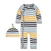 Burt's Bees Baby Striped Pajamas 2-Piece Set, 3-6 months