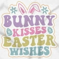 thumbnail image 2 of Cute Bunny Kisses Easter Wishes Youth T Shirt Tee Girls Infant Toddler Brisco Brands 6M, 2 of 4