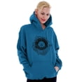 thumbnail image 5 of Whale Compass Free Spirit Animal Hoodie Sweatshirt Women Brisco Brands 5X, 5 of 6