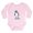 Petal Pink, variant on CafePress - Blue Footed Booby Long Sleeve Infant Bodysuit - Long Sleeve Cotton Baby Bodysuit
