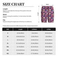thumbnail image 3 of Salouo Skull rose blue flower Pattern Men's Sleep Pajama Shorts,Pajama Bottoms Elastic Waistband Sleep Pajama Short PJ Shorts for Men -4X-Large, 3 of 6