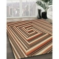 thumbnail image 2 of Ahgly Company Indoor Square Patterned SandyBrown Area Rugs, 4' Square, 2 of 6
