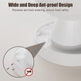 thumbnail image 2 of Pawinner Ant-Proof Elevated Ceramic Cat Bowl, 15° Tilted Design Reduces Vomiting, Neck & Whisker Strain, Pet Feeder Bowl for All Life Stages, White, 2 of 7