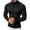 Black, variant on VgaVtl Fall Winter Mens Long Sleeve T Shirt Athletic Zip-Up Casual Black Shirts for Men Slim Turtleneck Stretch Plain