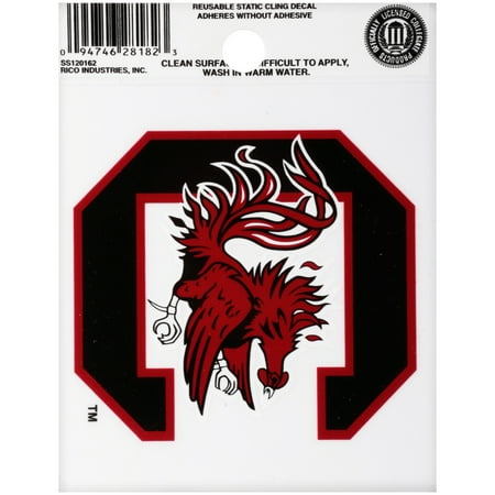 South Carolina Car Decals - University of South Carolina™ Reusable Static Cling Decal