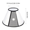 thumbnail image 2 of Transparent Pet Elizabethan Collar Breathable Soft Edges Recovery Cones Lick Wound Healing E-Collar For Cats Puppies Medium Dogs, 2 of 6