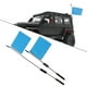thumbnail image 4 of Antena decorativa Sunnimix para coche teledirigido con bandera 2 Uds 1 larga 1 corta Universal, 4 of 8