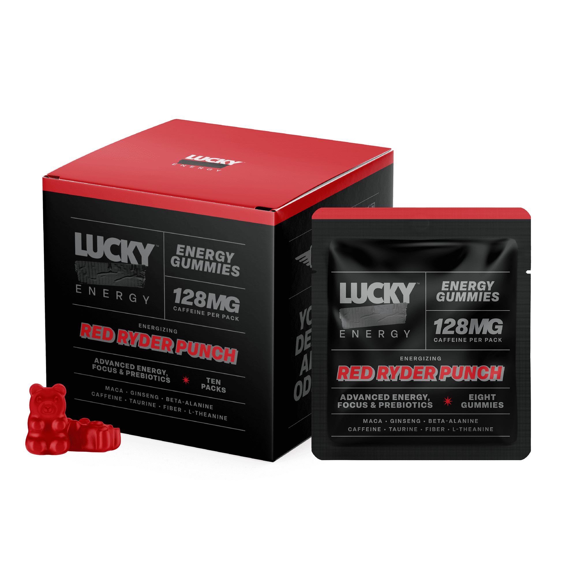 Lucky Energy Red Ryder Punch 10 Pack Gummies
