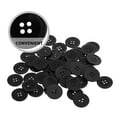 thumbnail image 3 of Milisten 50Ud Botones Negros Para Y Traje Con Resistente Y Fijación Segura, 3 of 7