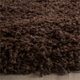 thumbnail image 3 of SAFAVIEH Laguna Neven Plush Solid Shag Area Rug, Brown, 4' x 6', 3 of 8