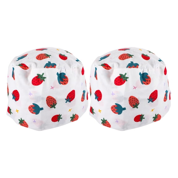2 Pcs Nurse Hooded Cap Hats Caps with Buckle Nurse Scrub Hats Adjustable Caps Nurse Caps for Women Women's Nurse