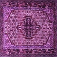 thumbnail image 1 of Ahgly Company Indoor Square Persian Purple Traditional Area Rugs, 4' Square, 1 of 4