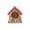 Red, variant on Wooden Bird House, Hanging Birdhouse for Outside, Wooden Nests Box Garden Patio DIY Decorative for Robin Budgie Swallow Little Sparrow Finch Throstle or Medium Size Birds, Green