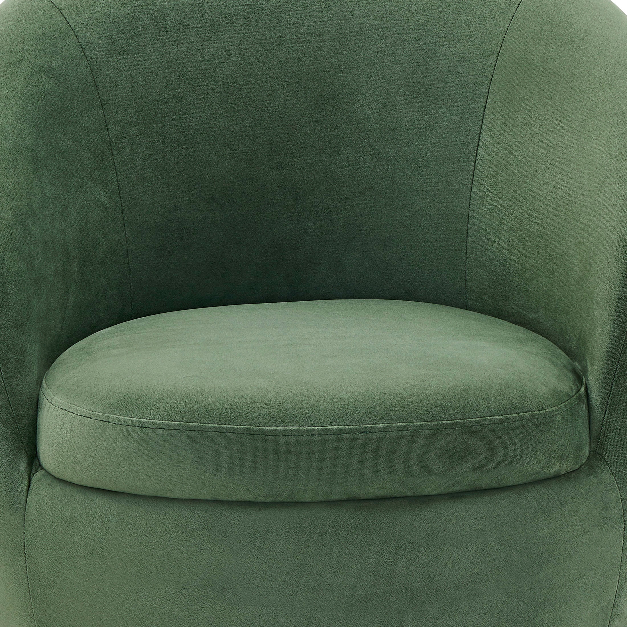 Better Homes & Gardens Mira Kids Swivel Chair, Olive Velvet