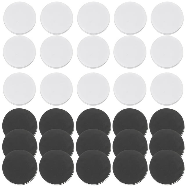 30 Pcs Pièces de Jeu Backgammon Pièces d'Échecs Classiques Accessoires d'Échecs Blancs