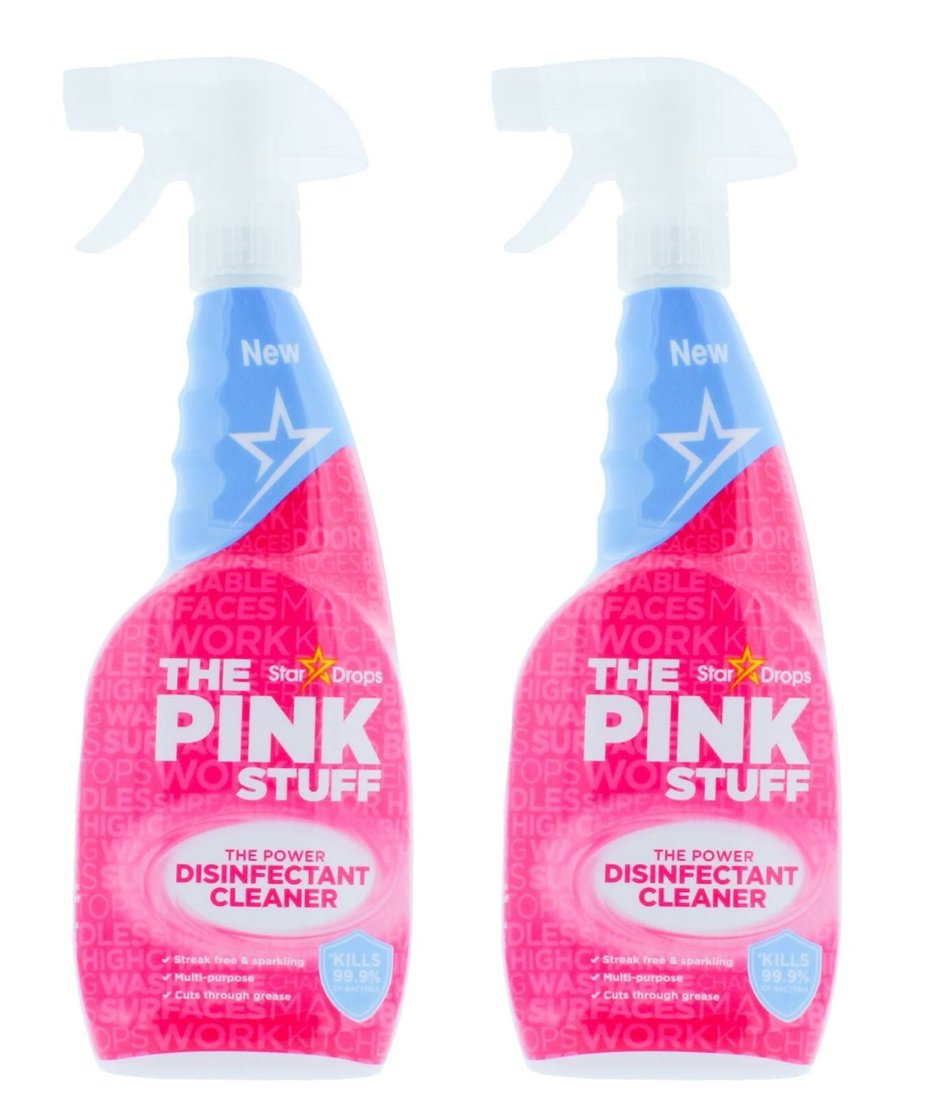 The Pink Stuff The Miracle Multi Purpose Cleaner, 750 ml (25.4 oz), Size: Pack of 2