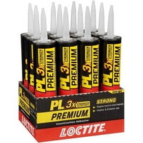 Loctite Pl Premium Polyurethane Construction Adhesive Pack of 12, Tan 10 fl oz Cartridge