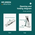 thumbnail image 6 of Mr.Green Collapsible Nail Clippers Stainless Steel Manicure Tools, 6 of 6