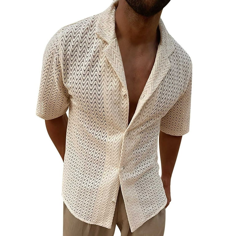 Casual Solid Hollowed Out Turndown Collar Tops Casual Solid Hollowed Out Turndown Collar Tops