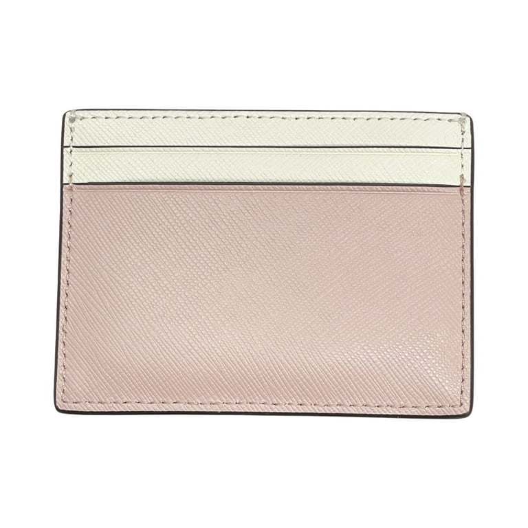 Kate Spade New York Women's Madison Saffiano Leather Small Slim Card Holder  (Rose Smoke Multi)