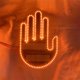 thumbnail image 5 of Luz de gestos de dedo para vehículos | Pantalla LED de la ventana trasera con control remoto | 3 modos Dedo medio pulgar hacia arriba signo de la paz | Ámbar sin parpadeo | 176 LED brillantes |, 5 of 7