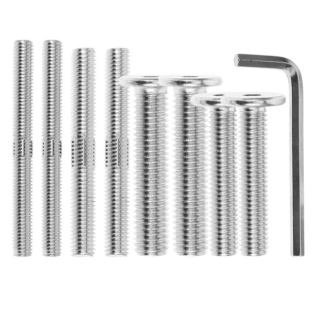 GOOHOCHY 1 juego de tornillos para rascador de gato, pernos de tornillo de doble extremo, herrajes de repuesto para rascador de gato
