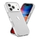 thumbnail image 2 of For iPhone 17 Pro Max Case TPU+TPE Anti-drop Clear Phone Cover - Transparent Black, 2 of 5