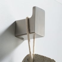 Kraus Bathroom Robe and Towel Hook, Brushed Nickel