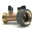 thumbnail image 3 of Veeogra Clearance Sale!Kitchen Faucets,Bathroom Faucet,Solid BrBody Backyard 2 Way Y Valve Garden Hose Connector Splitter,Home Essentials, 3 of 6